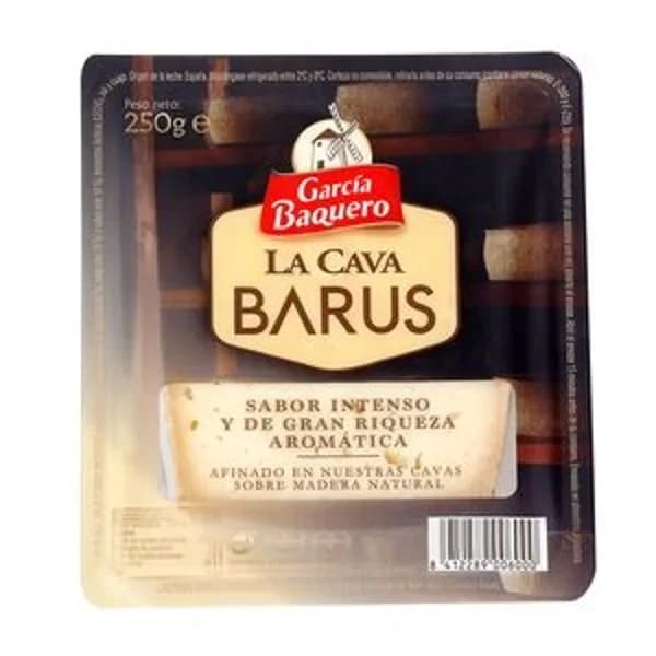 Queso curado la cava barus García Baquero 250 g - 0.25 kg - Imagen del producto en Findit