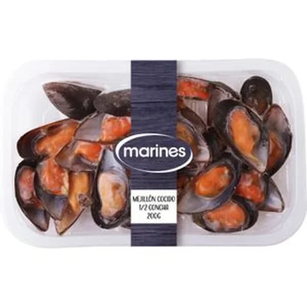 Mejillón Media Concha - 0.2 kg - Imagen del producto en Findit