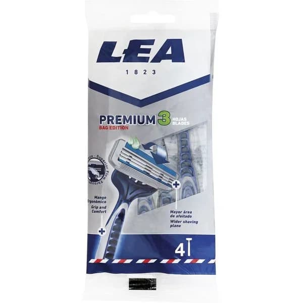 Maquinilla Desechable 3 Hojas Premium - 4 ud - Imagen del producto en Findit