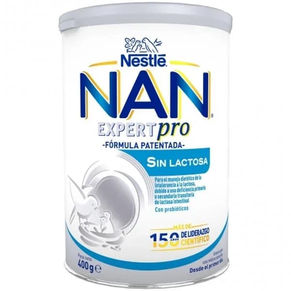 Leche en polvo sin lactosa para lactantes NAN AL110, lata 400 g - 0.4 kg - Imagen del producto en Findit