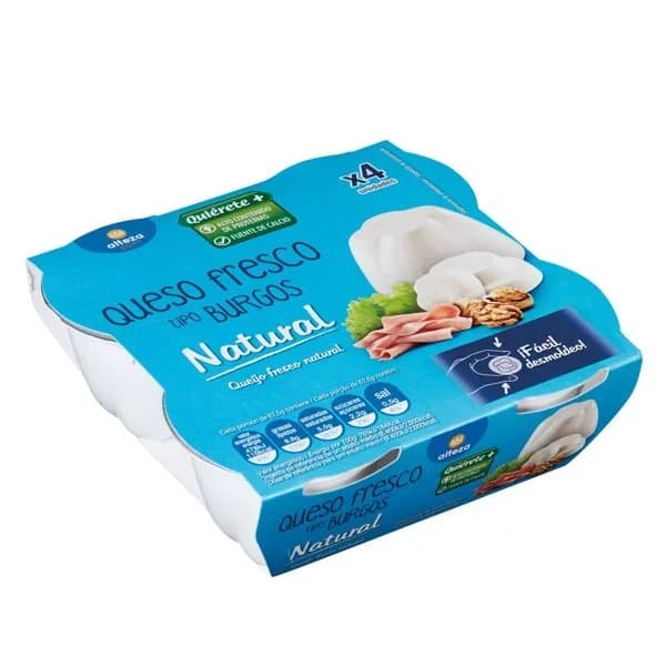 Queso Fresco 4 x 62,5G - 0.25 kg - Imagen del producto en Findit