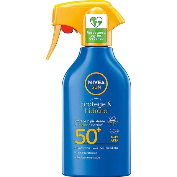 Crema solar protege&hidrata fp50+ NIVEA, pistola 270 ml - 0.27 l - Imagen del producto en Findit