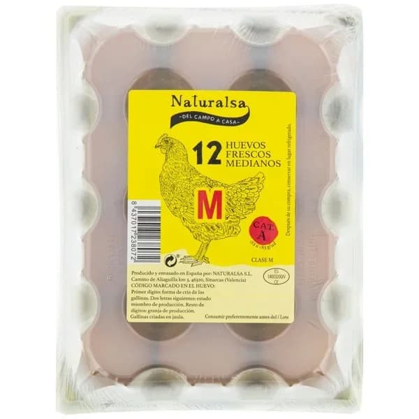 Huevos M 12UD - 1 ud - Imagen del producto en Findit