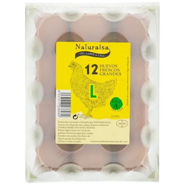 Huevos L 12UD - 1 ud - Imagen del producto en Findit