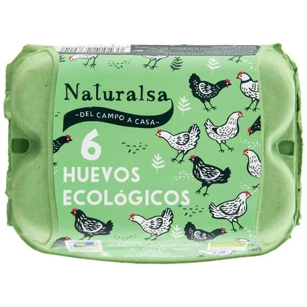 Huevos Ecológicos M/L 6UD - 0.97 ud - Imagen del producto en Findit