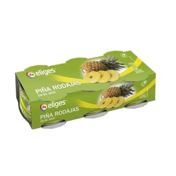 Piña en su jugo 3x220 g - 0.41 kg - Imagen del producto en Findit
