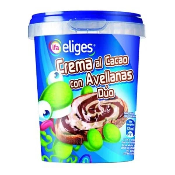 Crema de cacao y avellanas 2 sabores 500 g - 0.5 kg - Imagen del producto en Findit