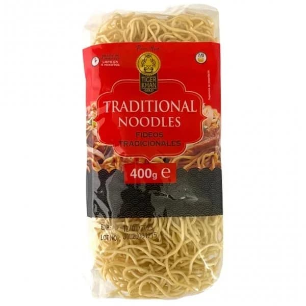 Fideos tradicionales Tiger Khan bolsa 400 g - 0.4 kg - Imagen del producto en Findit
