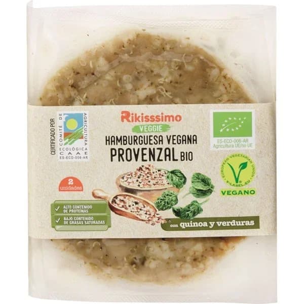Hamburguesa Vegana Provenzal Bio - 0.16 kg - Imagen del producto en Findit