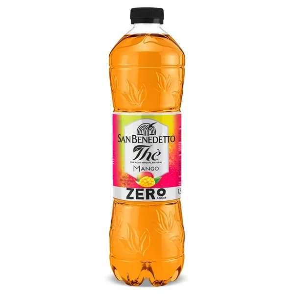 Refresco de té verde con mango zero San Benedetto botella 1.5 l - 1 l - Imagen del producto en Findit