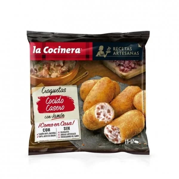 Croqueta de Jamón y Cocido 500G - 0.5 kg - Imagen del producto en Findit