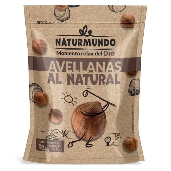 Avellanas al natural Naturmundo de Dia bolsa 150 g - 0.15 kg - Imagen del producto en Findit