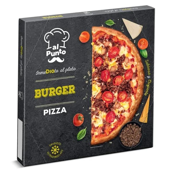 Pizza burger Al Punto Dia caja 445 g - 0.44 kg - Imagen del producto en Findit