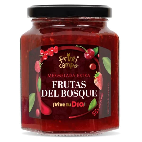 Mermelada de frutas del bosque extra Fruticampo de Dia frasco 320 g - 0.32 kg - Imagen del producto en Findit