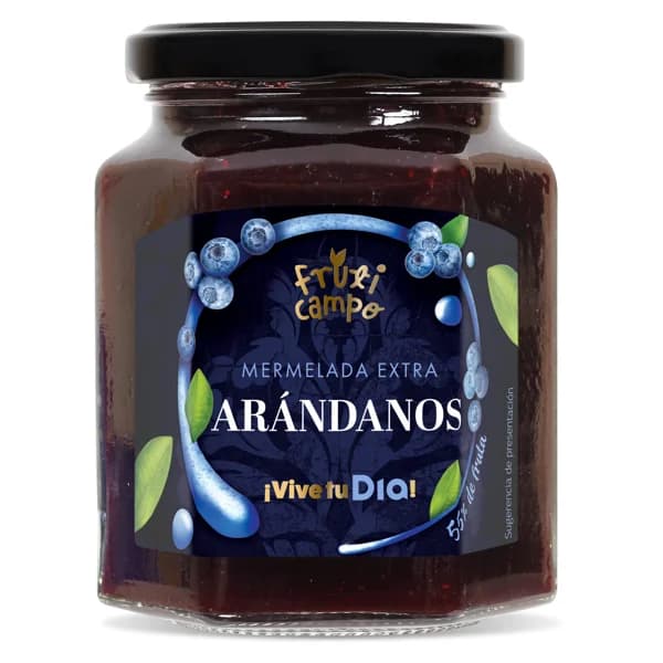 Mermelada de arándanos extra Fruticampo de Dia frasco 320 g - 0.32 kg - Imagen del producto en Findit
