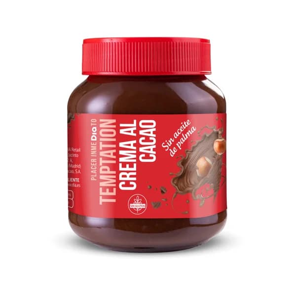 Crema al cacao Temptation de Dia bote 400 g - 0.4 kg - Imagen del producto en Findit