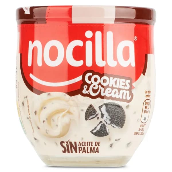 Crema de cacao con avellanas cookies&cream Nocilla bote 180 g - 0.18 kg - Imagen del producto en Findit