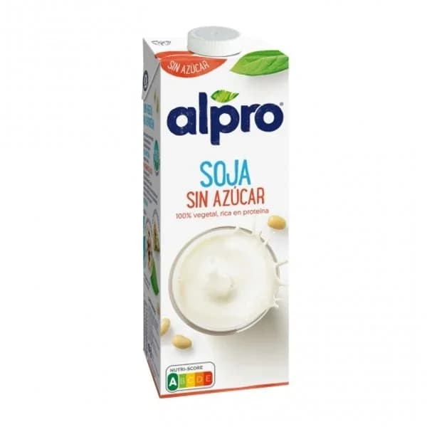 Bebida de soja sin azucares añadidos ALPRO, brik 1 litro - 1 l - Imagen del producto en Findit