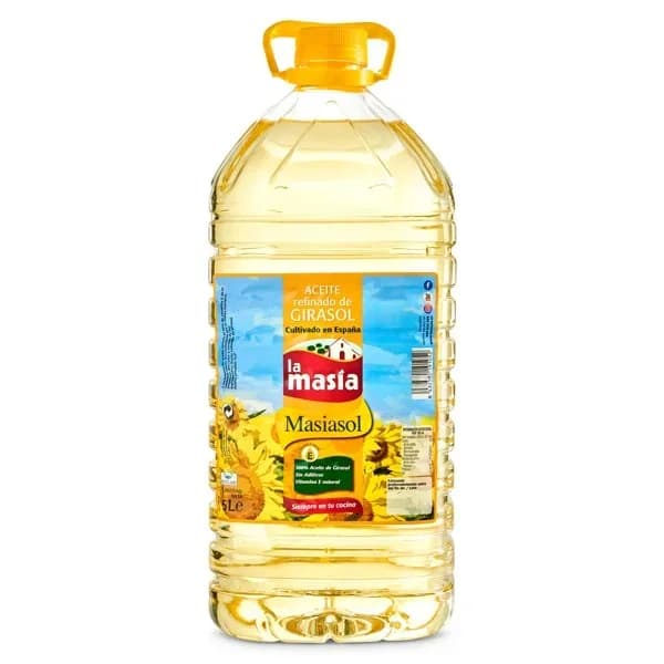 Aceite Girasol Masiasol - 5 l - Imagen del producto en Findit
