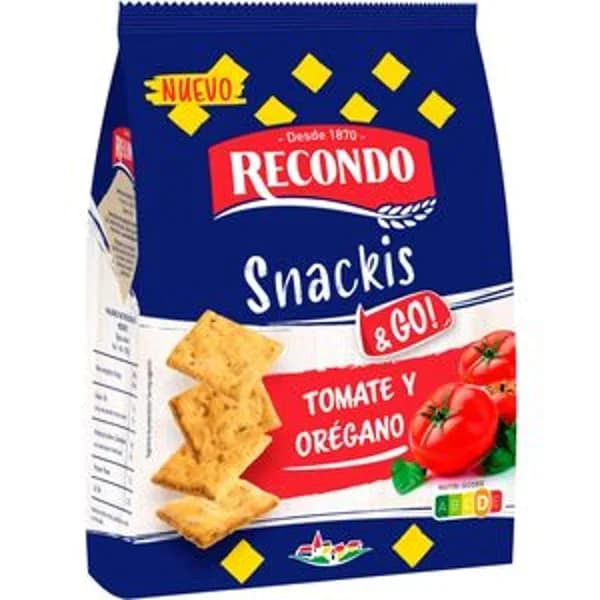 Snackis de tomate y orégano 90 g - 0.09 kg - Imagen del producto en Findit