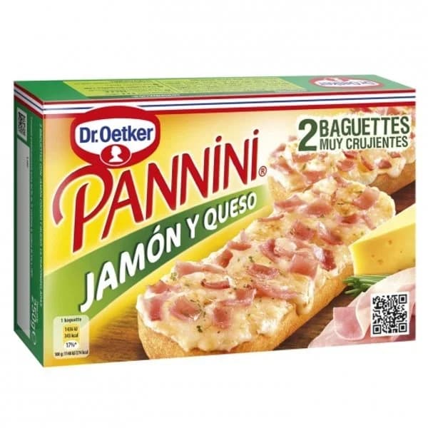Pannini Jamon y Queso Congelado - 0.25 kg - Imagen del producto en Findit