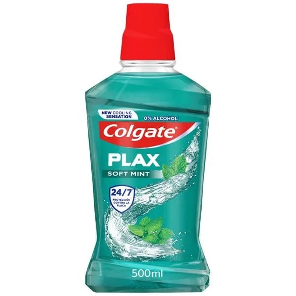 Enjuague bucal plax verde 500 ml - 0.5 l - Imagen del producto en Findit
